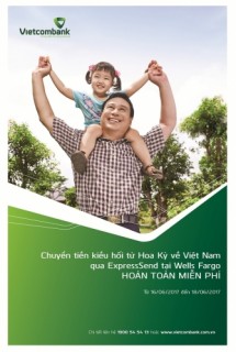 Vietcombank ưu đãi khách hàng chuyển tiền kiều hối