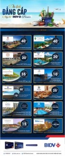 Nhiều ưu đãi du lịch hấp dẫn dành cho chủ thẻ BIDV Premier