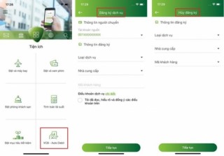 VCB-Mobile B@nking có thêm nhiều tính năng mới