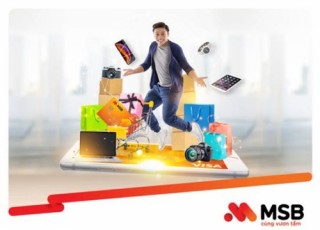 Thẻ tín dụng MSB hoàn tiền đến 20%