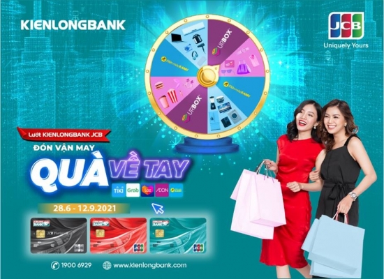 Lướt thẻ Kienlongbank JCB, Đón vận may, quà về tay
