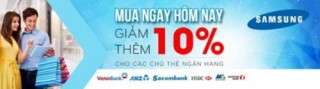 Chủ thẻ tín dụng được giảm thêm 10%