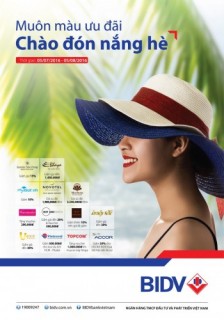 BIDV tiếp tục dành nhiều ưu đãi hấp dẫn cho chủ thẻ