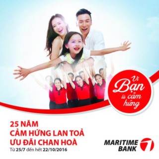 Maritime Bank tri ân khách hàng nhân kỷ niệm 25 năm thành lập