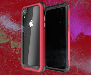 Hình ảnh một chiếc iPhone giống iPhone 8 nhưng có tai thỏ, camera lớn