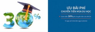 Ưu đãi phí chuyển tiền mùa du học