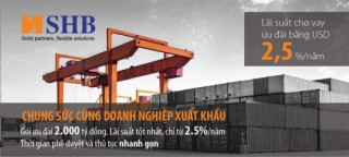 SHB tiếp tục dành 2000 tỷ đồng ưu đãi cho DN xuất khẩu