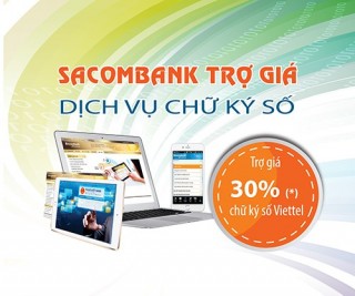 Ưu đãi đăng ký nộp thuế điện tử tại Sacombank