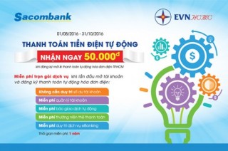 Sacombank ưu đãi khách hàng sử dụng dịch vụ ủy thác thanh toán