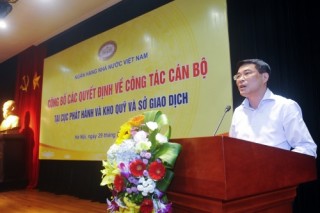 NHNN công bố quyết định về công tác cán bộ