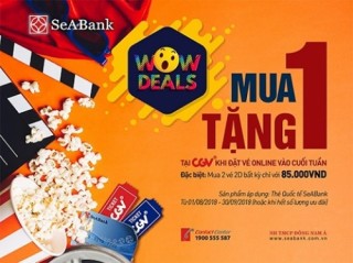 Cơ hội mua 2 vé xem phim tại CGV chỉ với giá 85.000 đồng