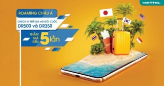 Viettel giảm 80% cước Data Roaming tới 5 nước châu Á