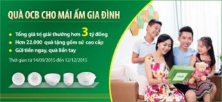 Quà OCB cho mái ấm gia đình