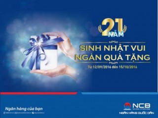NCB triển khai chương trình quà tặng nhân sinh nhật