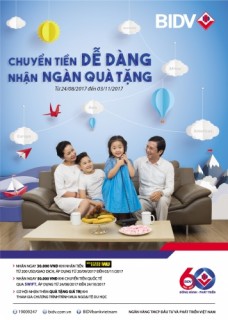 Chuyển tiền dễ dàng nhận ngàn quà tặng cùng BIDV
