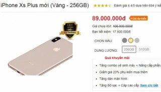 iPhone XS Max bất ngờ được dân buôn trong nước hét giá 89 triệu đồng