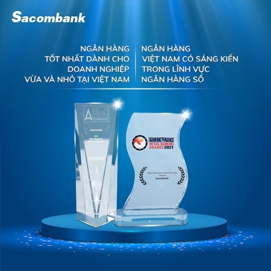Sacombank đạt giải thưởng quốc tế