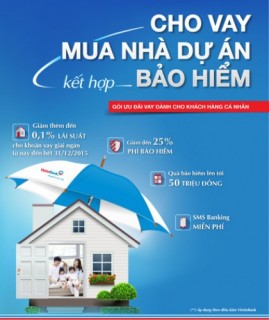 VietinBank ưu đãi khách hàng vay mua nhà dự án kết hợp bảo hiểm