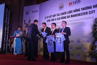 Manchester City tiếp tục hợp tác với SHB