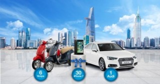 Thêm 12 khách hàng trúng xe máy Vespa và iPhone 7