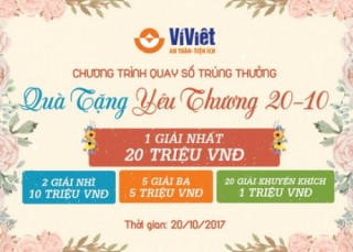 Ví Việt trao quà tặng yêu thương nhân dịp 20/10