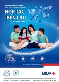 BIDV tiếp tục mở rộng gói ưu đãi vay vốn “Hợp tác bền lâu” lên 30.000 tỷ đồng