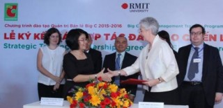 Big C ký kết hợp tác đào tạo với RMIT và AIT-VN