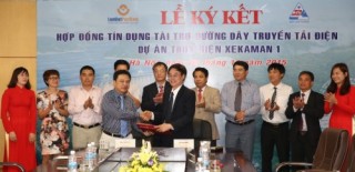 LienVietPostBank tài trợ gần 200 triệu USD cho Dự án đường dây tải điện Xekaman 1