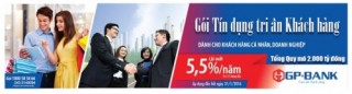 Gói tín dụng 2000 tỷ, lãi suất ưu đãi chỉ từ 5,5%/năm của GPBank