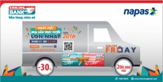 Kienlongbank ưu đãi chủ thẻ trong ngày Online Friday