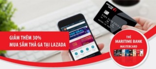 Giảm tới 500.000 đồng cho chủ thẻ Maritime Bank Mastercard tại Lazada
