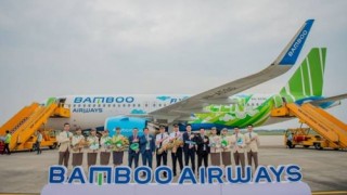 Bamboo Airways đón máy bay Airbus A320neo đầu tiên trong chiếc áo “Fly Green” ấn tượng