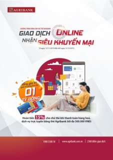 Một tỷ đồng dành cho chủ thẻ Agribank