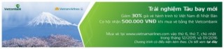 Cơ hội giảm 30% giá hành trình từ Việt Nam đi Nhật Bản với Vietcombank