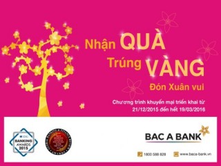 BacA Bank ưu đãi khách gửi tiền