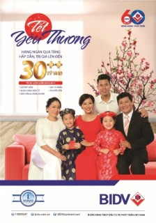 Hàng ngàn quà tặng hấp dẫn tại BIDV dịp cuối năm