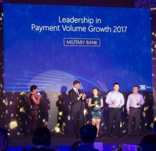 MB có tốc độ tăng trưởng doanh số giao dịch thẻ Visa cao nhất năm 2017