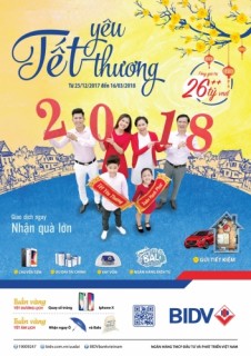 Ngập tràn ưu đãi cuối năm tại BIDV