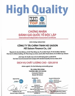 HD SAISON đạt chứng nhận CSI và QSI