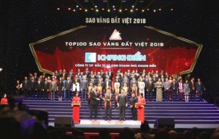 Các doanh nghiệp đạt giải thưởng Sao Vàng Đất Việt 2018