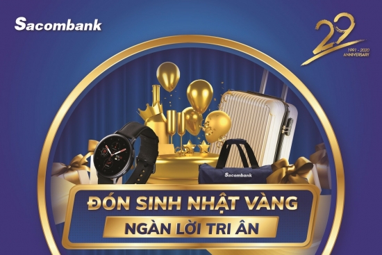 Sacombank tung ra khuyến mãi lớn nhất trong năm