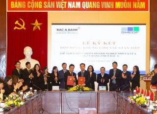 BAC A BANK ký Hợp đồng khung cho vay gián tiếp với Quỹ Phát triển doanh nghiệp nhỏ và vừa