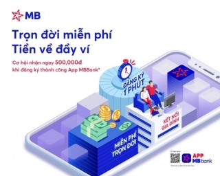 App MBBank ra mắt phiên bản mới với tổng giá trị ưu đãi lên đến 2 tỷ đồng