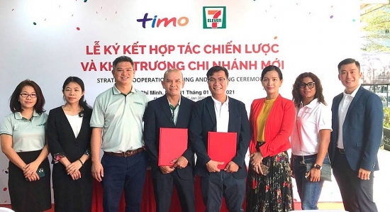 Timo và 7-Eleven hợp tác chiến lược thúc đẩy nền tảng ngân hàng số