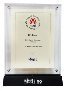 HDBank đạt giải “Ngân hàng nội địa tốt nhất Việt Nam”