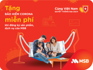 MSB tặng bảo hiểm Corona Guard