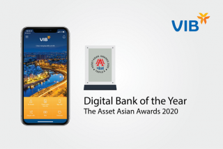 VIB lần thứ tư liên tiếp nhận giải thưởng Ngân hàng số từ The Asset