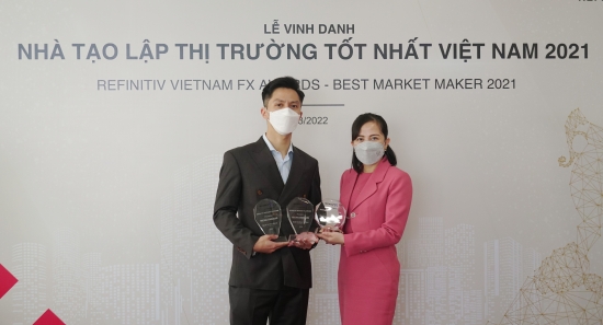 Techcombank giành 3 giải thưởng uy tín lĩnh vực ngoại hối matching