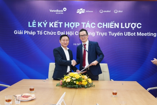 FPT Software hợp tác cùng VietinBank Securities cung cấp giải pháp họp đại hội cổ đông trực tuyến