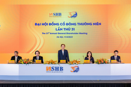 Đại hội đồng cổ đông SHB: Hướng tới mục tiêu lợi nhuận vượt 10.000 tỷ đồng